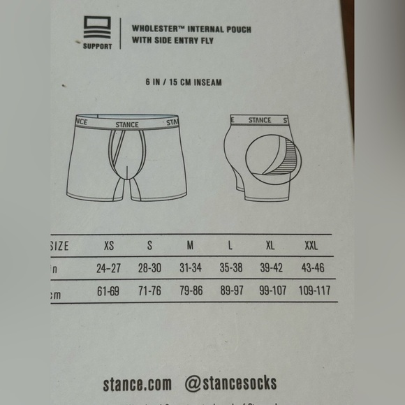 Stance Men's boxer briefs blue and red butterblend wholester Collection - Picture 4 of 5